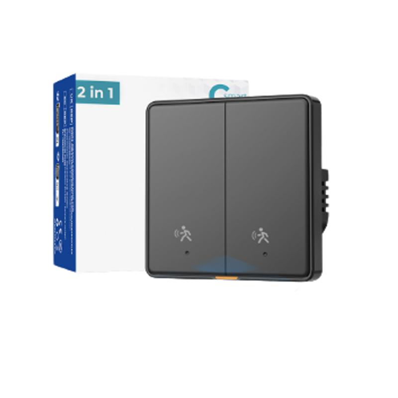 

Tuya ZigBee 3.0 Smart Light Switch with 6M Radar Human Motion Detection Alarm Sensor No/Need Neutral Wire Switch