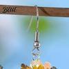 Exquisite Craftsmanship Jewelry 1 Pair Drop Earrings Sunflower Shape Lightweight