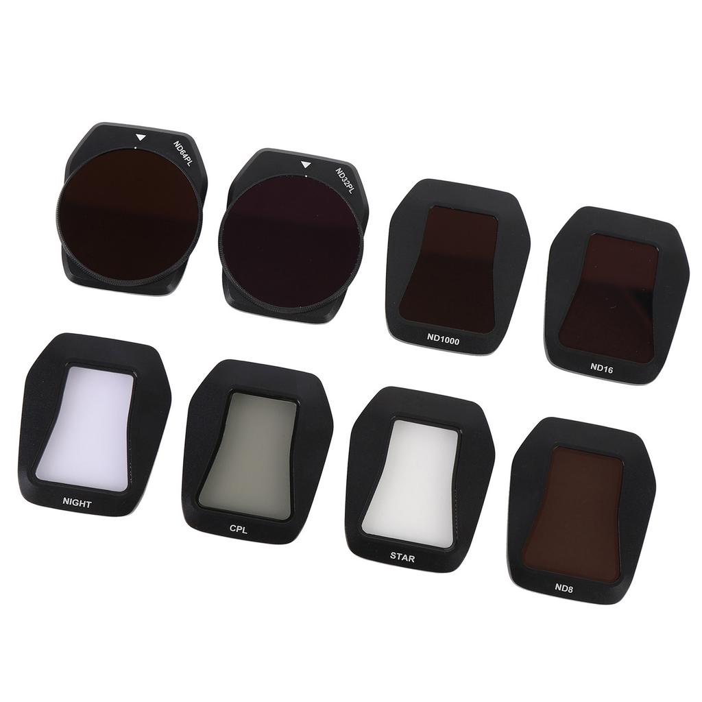 8 In 1 Filter Set for Air 3S Drone CPL ND Star Night Filter ND8 ND16 ND32PL ND64PL ND1000 Filter HD
