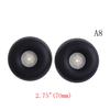 1" - 3.5" Rubber Pu Wheel With Plastic Hub For Rc Airplane Replacement Parts
