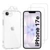 Shockproof Case for iPhone 17th and 2 Tempered Glass Screen and 2 Camera Protections Phonillico®