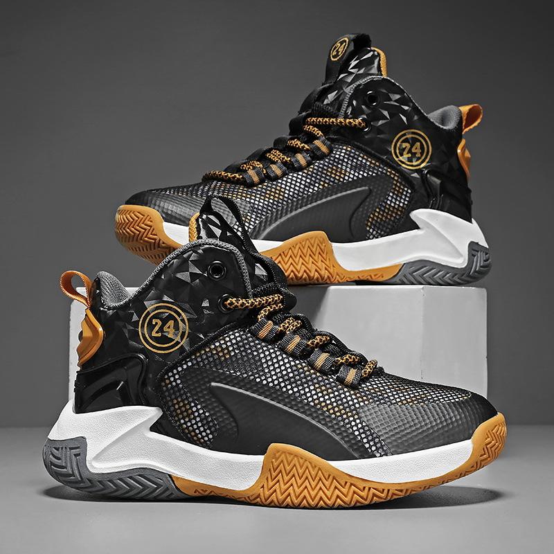 Mesh Medium and Large Children's Non-slip Sneakers Children's Spring and Summer Boys' Running Sneakers 2025 Basketball Shoes Training Breathable