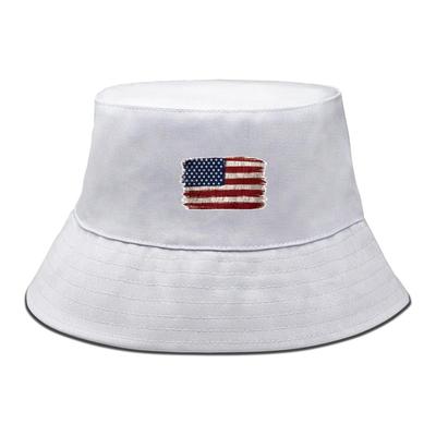 Amerika Sterne und Streifen Print Fischerhut , Patriotischer USA Flagge Fischerhut Faltbar Frühling Sonnenschutz Strandkappe