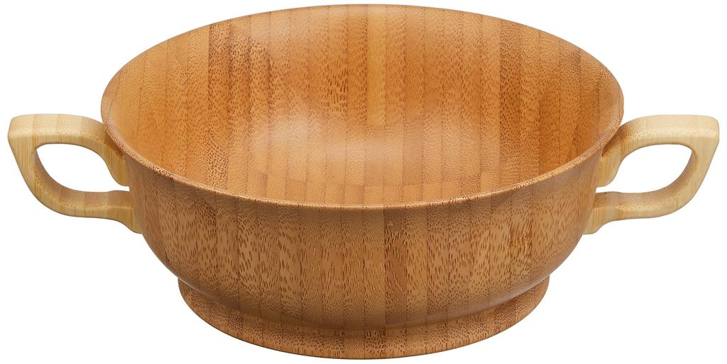 RIVERET Soup Cup and Spoon Set, 400ml, Made in Japan, Dishwasher Safe, Brown, RV-203B