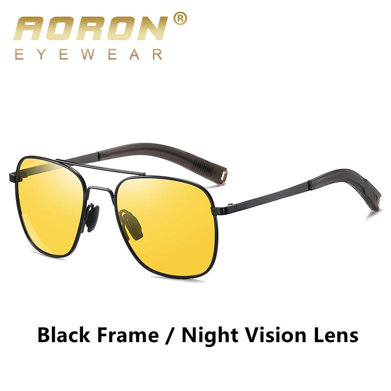 AORON Metal Frame Photochromic Polarized Sunglasses Anti Glare Colorful Driving Fishing Cycling Glasses UV400 Outdoor Accessories