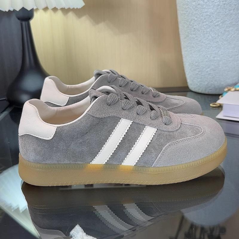 

Retro color matching platform women s new versatile and comfortable round head lace-up casual sports shoes 40 серый