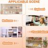 High Transparency Adjustable Shelf Divider Clear Acrylic Bag Organizers Unique Stand Rack For Neat And Clean Cabinet