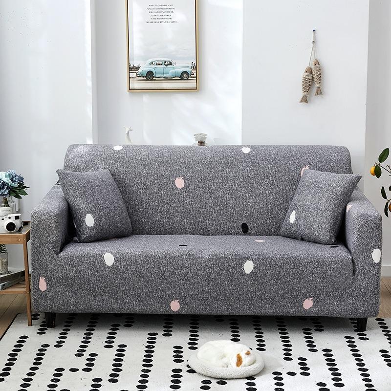 Bankhoes All-Inclusive Antislip Stretch Bankhoes Echt Leer Vintage Bankhoes Volledig Bedekkend Stof Ambacht Combinatie Bankkussen