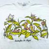 Vintage 90s BUTTERFLIES IN FLIGHT DOUBLE-SIDED T-Shirt LARGE Caterpillar Thin