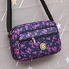 Floral Oxford Cloth Crossbody Bag for Women - Versatile Canvas Bag for Moms and Seniors