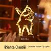 LED Christmas Decorative Lights: Snowman, Tree, Bells, Star, Window Suction Cup Holiday Set