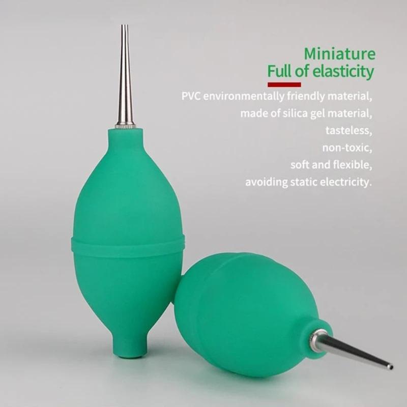 Dust Cleaner Strong Cleaning Air Blower for DSLR Camera Sensor Computer Chips Ball Dust Cleaning Pen Silicone Material