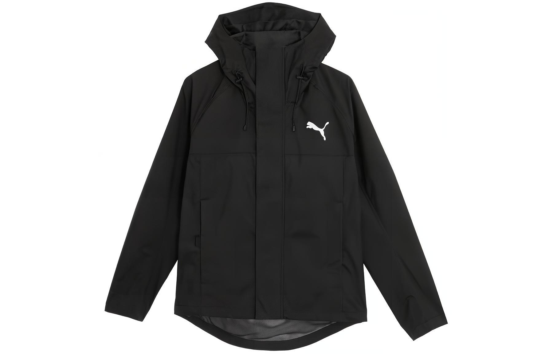 PUMA Outdoor Hiking Waterproof And Windproof To Keep Warm Windbreaker Jacket Men s Black 683477-01 M