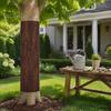 Outdoor Tree Protection Trunk Protector, Squirrel Rodent Baffle Barrier, Bark Texture Wrap with Adhesive for from Raccoon Iguana Guard Trees