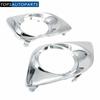 Left & Right Front Bumper Fog Light Trim Chrome Fits For 2009-2012 Toyota Venza
