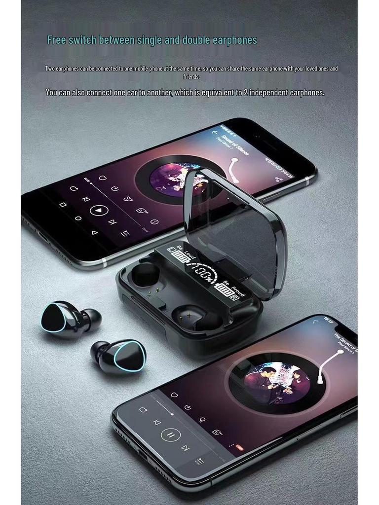 2024 True Wireless Noise-Cancelling Sport Earphones for Men & Women, Compatible with Huawei & Apple
