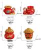 Fortune Piggy Bank: God of Wealth Pen Holder & Flower Arrangement - Lucky Bag Decor, Office Storage, New Year Gift