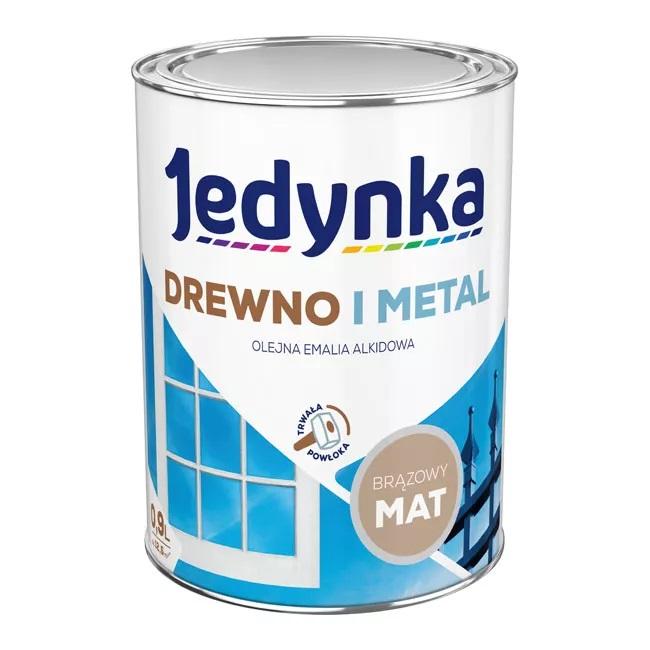 Alkyd Enamel For Wood And Metal Brown Matt 0.9L - 5Emal.Brm0.9
