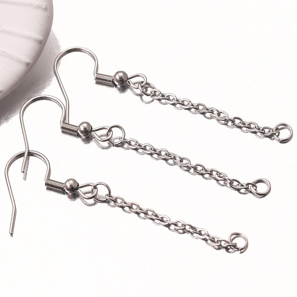 Pack of 20 Dangle Earring Wires for DIY Jewelry Making Adjustable Chain Extender Set for Jewelry Making Extension Chains