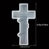 Faith Cross Pendant Resin Mold, Religious Silicone Mold for Making Freshie, Soap, Resin, Candles, Candy, DIY Cross Decoration