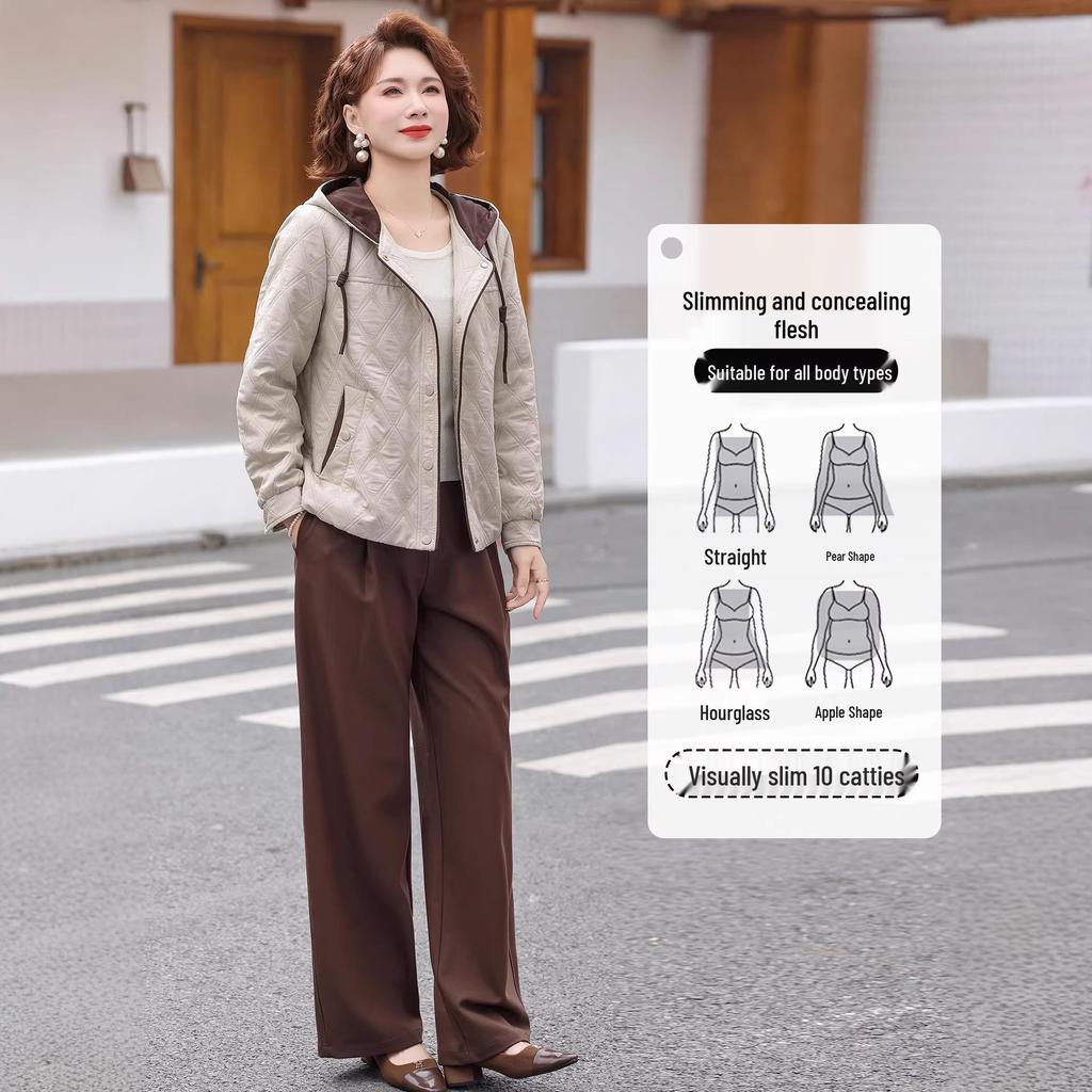 Mother's Day Spring Jacket for Middle-Aged and Elderly Women