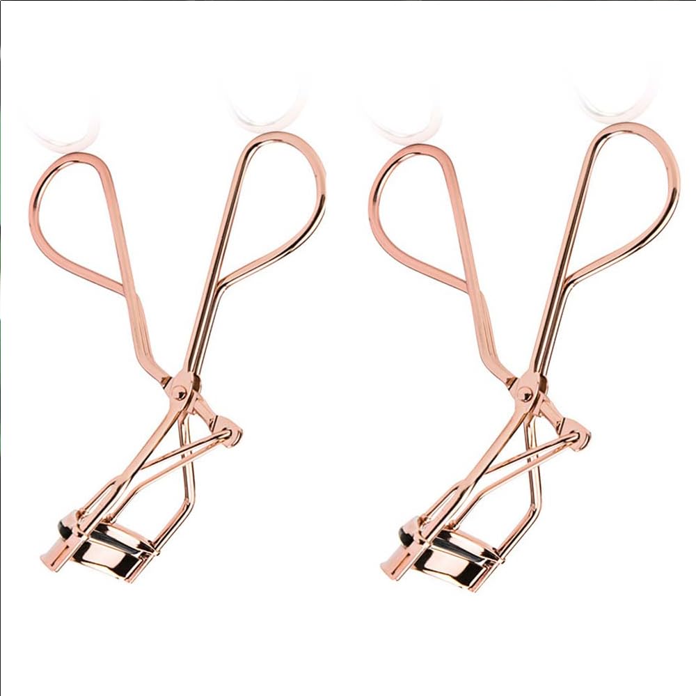 Set of 2 Eyelash Popular Makeup Portable Stainless Steel Curler for Men and Perfect for Spot Creates a Strong and Creates a Natural Eyelash Makeup