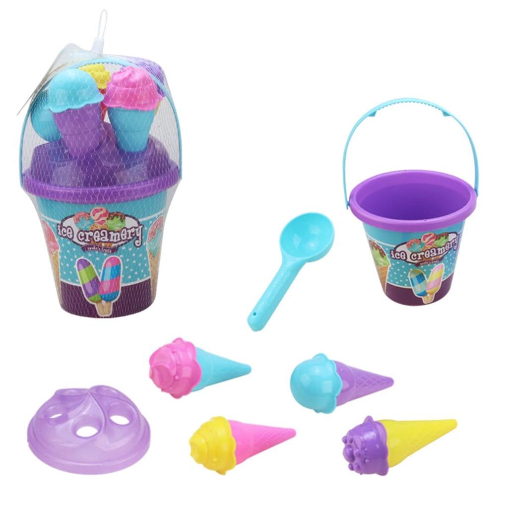 Sandkastenspielzeug Eisdiele - lila