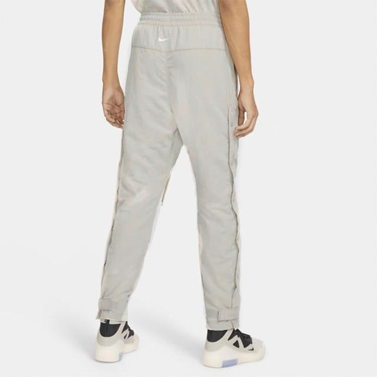 Nike Pantaloni de încălzire din nailon X Fear of God Pantaloni bărbați șiruri cremă CU4684-271
