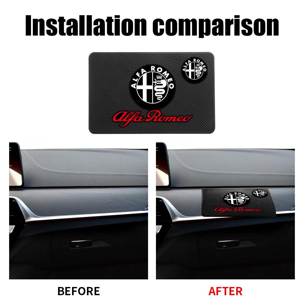 New Car Dashboard Sticky Anti-Slip Mat Auto Non-Slip Sticky Gel Pad For Phone Sunglasses Holder For Alfa Romeo 159 Auto Styling