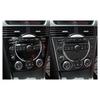 For Mazda RX-8 2004-2008 Black Carbon Fiber Console Multimedia Panel Cover Trim