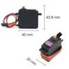 Good Quality Metal Digital Servo for Torque Gear RC Helicopter Truck Car Boat