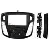 Car Radio Fascia Trim Kit, 9 Inch Dash Panel 2 DIN DVD Frame Install Kit For Ford Focus 3 2012 2013 2014 2015 2016-2018