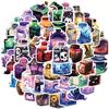 50 Magic Juice Graffiti Stickers Decorate Guitar Notebook Suitcase DIY Waterproof Stickers