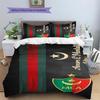 Mouloudia Club Alger MCA Pattern Bedding Set Quilt Cover Pillowcase Home Decor Gift (1 * duvet cover + 2 * pillowcase, without cor