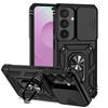 Für Samsung Galaxy S26 Hülle PC + TPU Handyhülle mit Linsenschutz Ständer