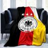 German Football Emblem Printed Throws Blanket Soft Flannel Blankets for Couch Bed Gifts for Men Women Picnic blanket Christmas gifts