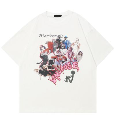 Streetwear Fashionista Grafik T-Shirt Baumwoll-T-Shirt Unisex Oberteile T-Shirts Kurzarm T-Shirt
