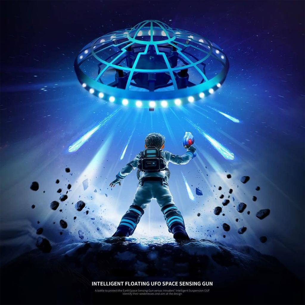 Hand Drone For AND Blaster Electronic Shooting Game For Kids And Adults, LED Toy With Easy And Drop Mode Button