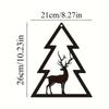 Squirrel Elk Hanging Wall Art, Outdoor Garden Decor, Wedding Party Decoration, Halloween Christmas New Year Gift