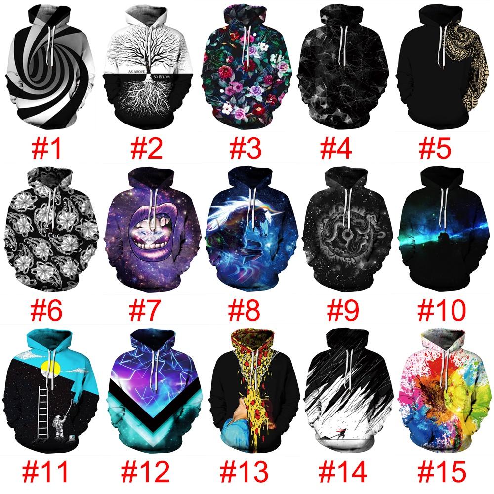 Premium Women/men 3d Whirl Hypnosis Print Galaxy Hoodie Sweatshirt For Ultimate Comfort And Style