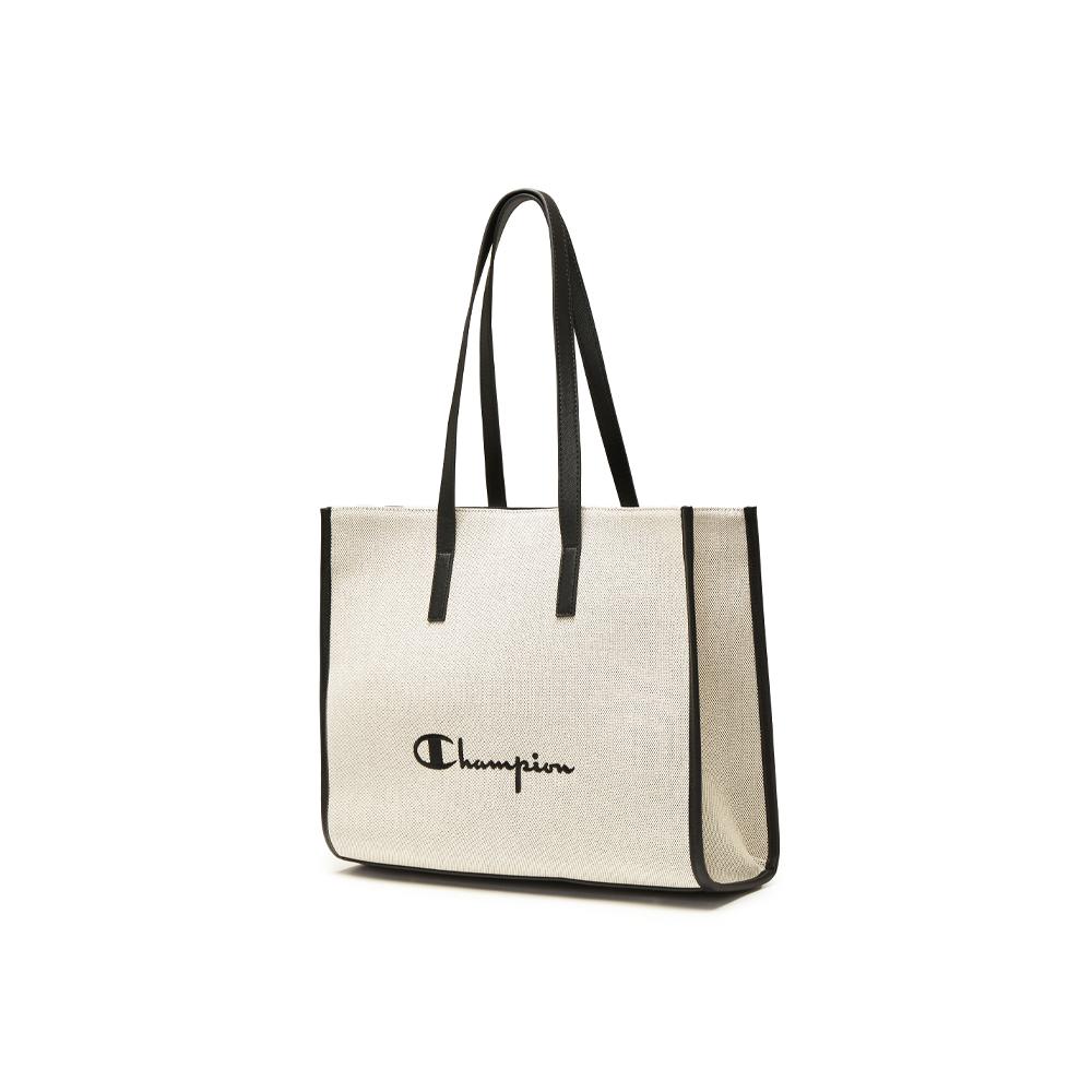Champion Rectangle Tote Bag L Ss26 Fashion Versatile Trendy Daily Commuting Fabric Splicing Artificial Leather Shoulder Bag Regular U6AACPU83