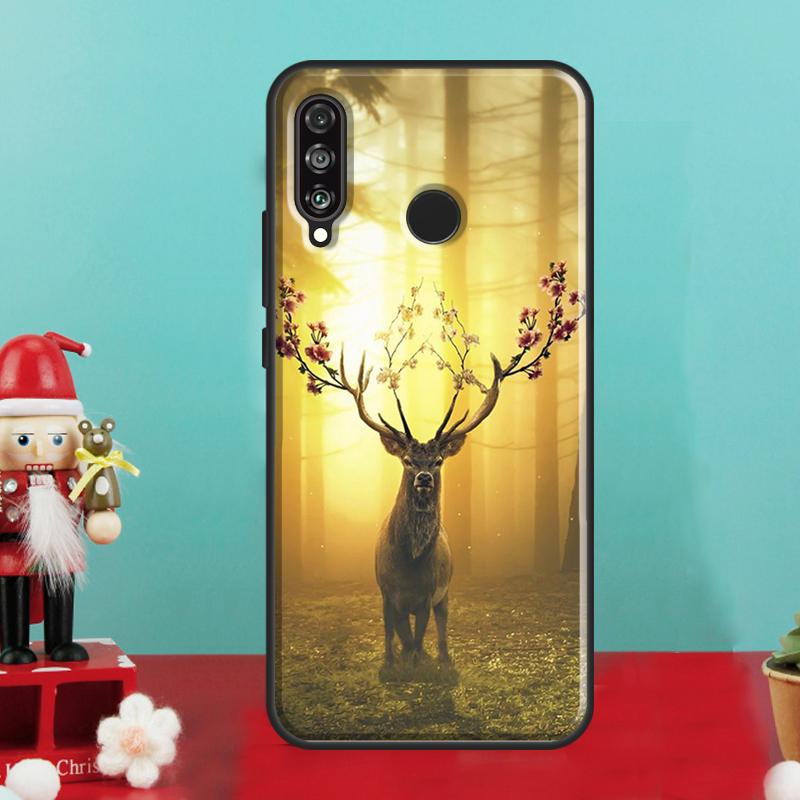 Animal Deer Art For Huawei Nova 12i 12s 11i 8i 9 10 SE Y90 Y60 Y70 Y72 Y73 Y61 Y91 P30 P40 Lite P60 Pro Case