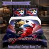 Personalized 3Pcs Bedding SetMiraculous Ladybug Custom Text Duvet Cover Pillowcase Set Bedroom Gift