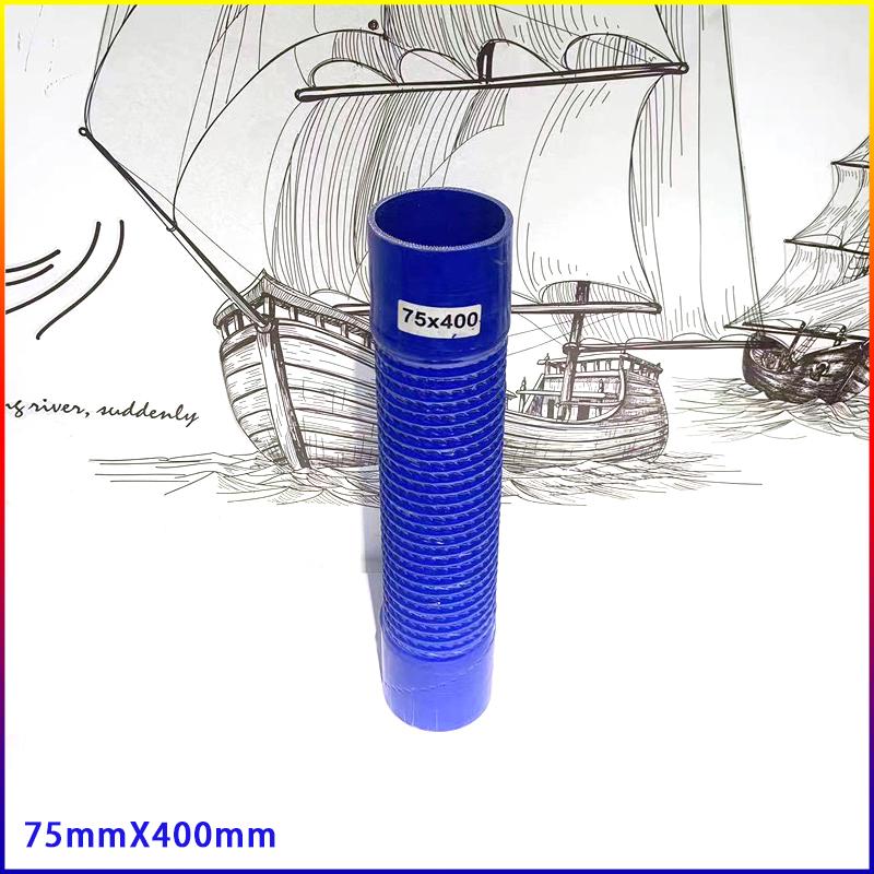 Blue Silicone Flexible Hose  ID30-100mm Length 400mm Air Intake Pipe Radiator Tube High Pressure Temperature R