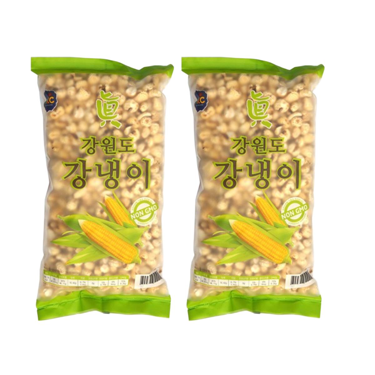Seoul Pantry Light Durechon Gangwon-Do Popped Corn Crunchy Rice Snack 160G X 2 Pack
