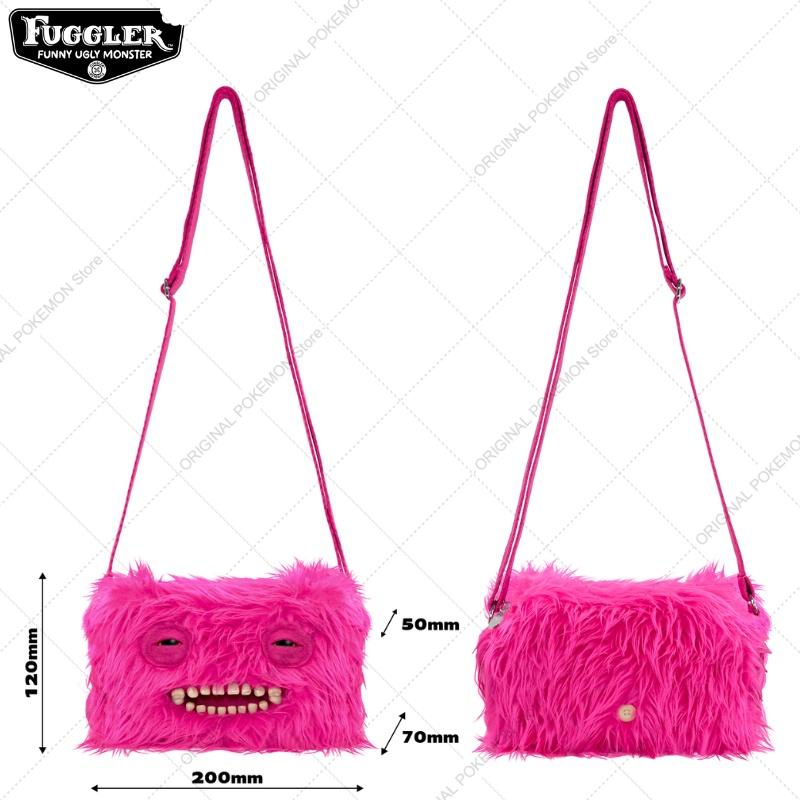 Ugly Teeth Monster Plush Crossbody Bag Cute Doll Shoulder Bag Creative Gift