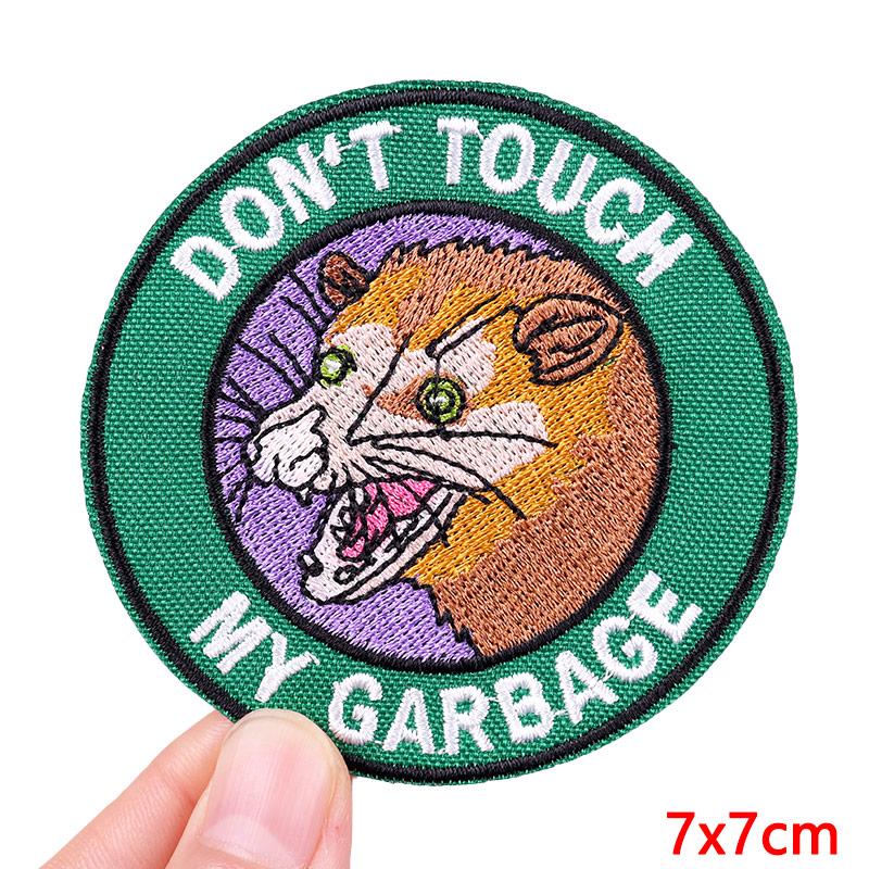 Cartoon Animal Emnroidery Sew Patch Cat Frog Embroidered Patch Iron On Patches For Clothing Hats Backpack Jeans Sew Bagdes DIY