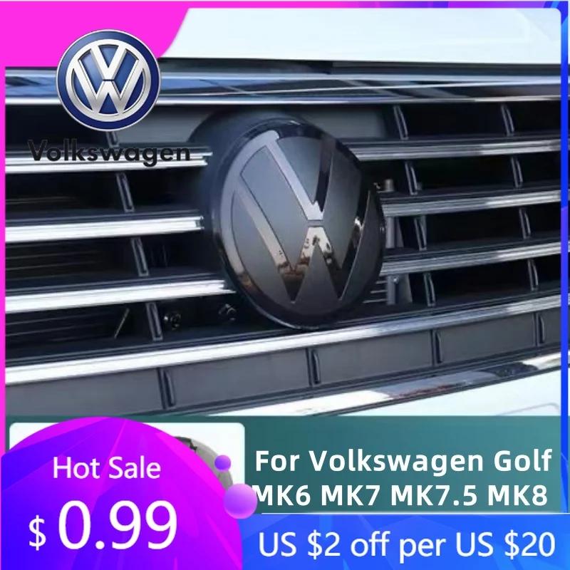 DKRSE1 For VW Volkswagen Jetta MK5 Golf Car Modification Logo Sticker Not Affect ACC Front Rear Emblem Badges Cover For VW Volkswagen G