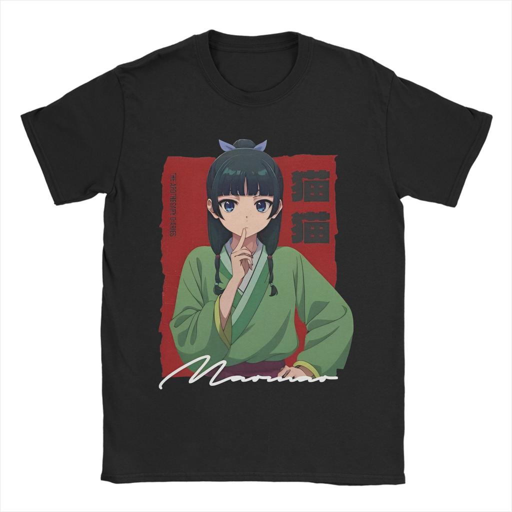 Unisex Womens Maomao Anime T Shirt The Apothecary Diaries 100 Cotton Clothes Casual Short Sleeve Round Collar Tees