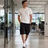 Men Shorts with Drawstring Summer for Men, Multi-Pocket Cargo Adjustable Elastic Skin-friendly Fabric Waistband, Loose Fit Sport Hiking Work